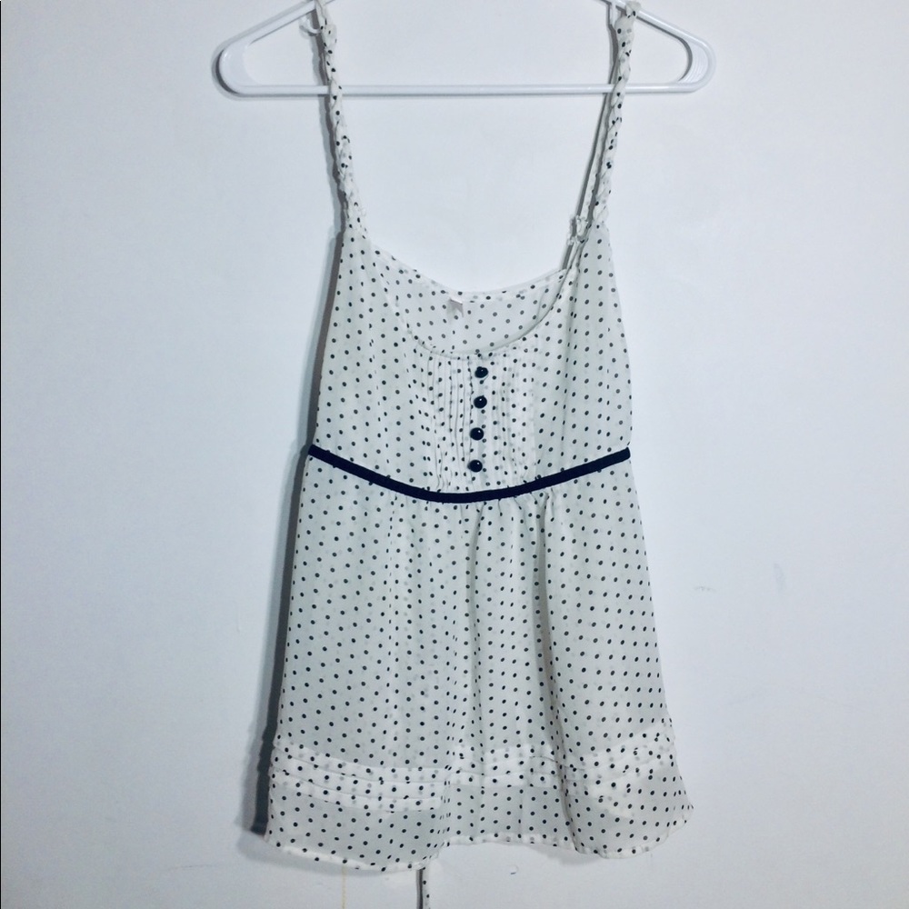 Polka Dot Sheer Top